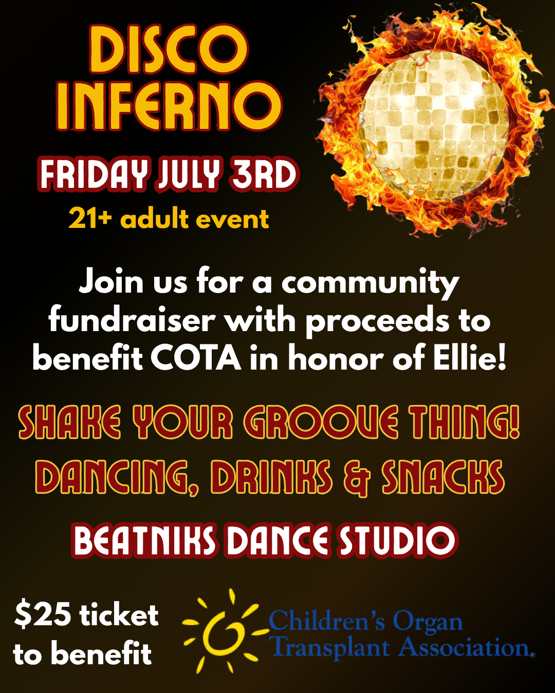 Disco Inferno at Beatniks Dance Studio