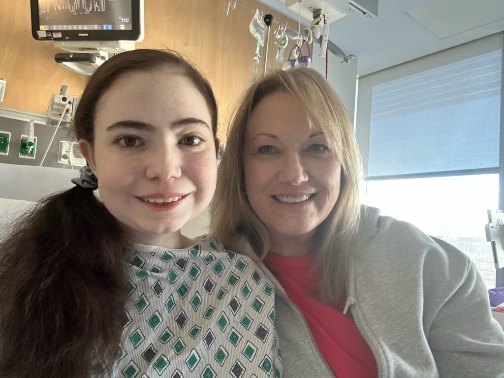 Jen & Mom Laurel in Hospital