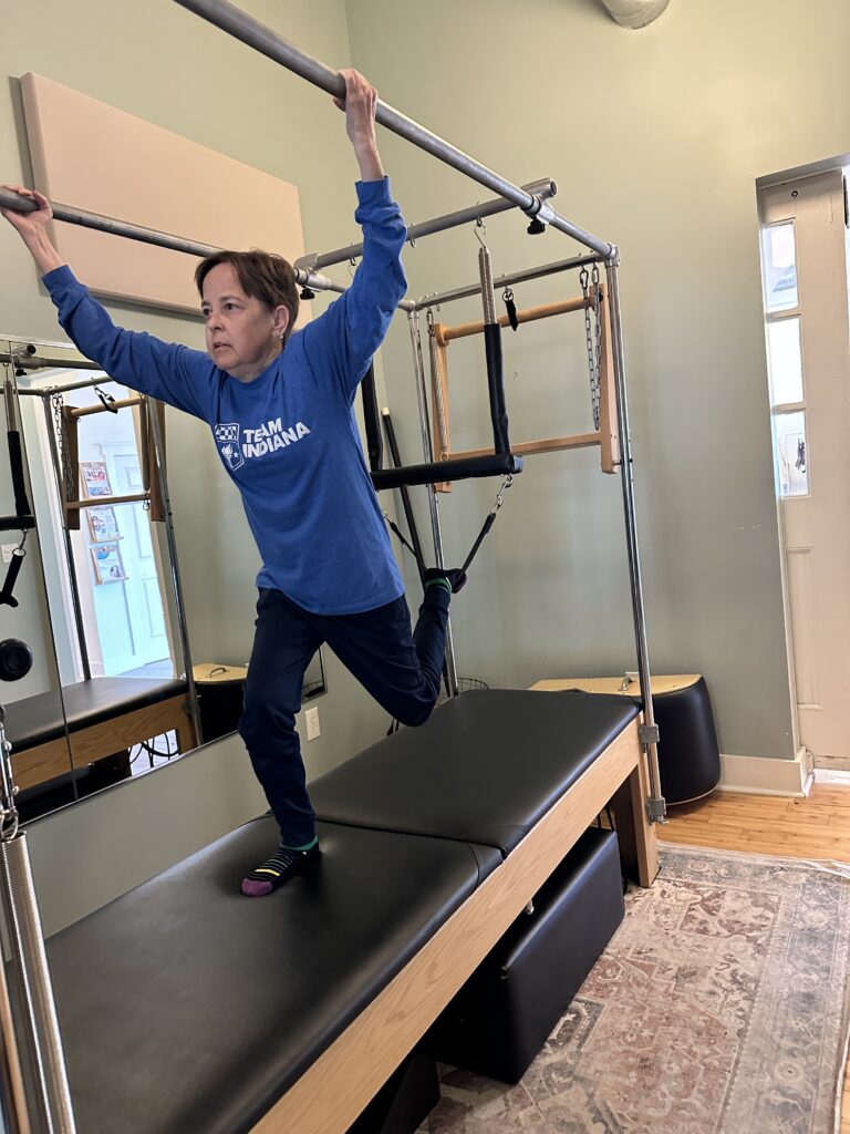 Getting stronger with pilates