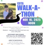 EVERY STEP COUNTS Walkathon flyer