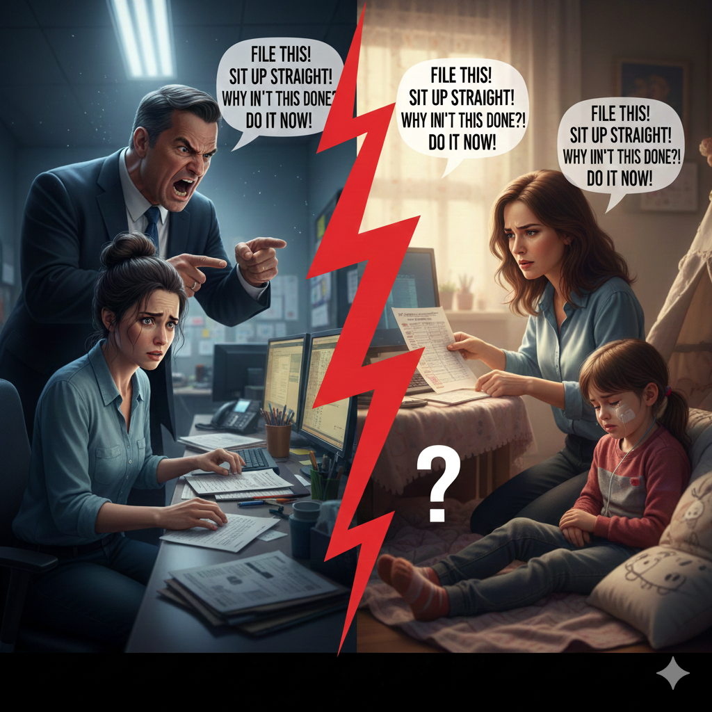 Mother talking gently to child with medical needs, implementing declarative language.