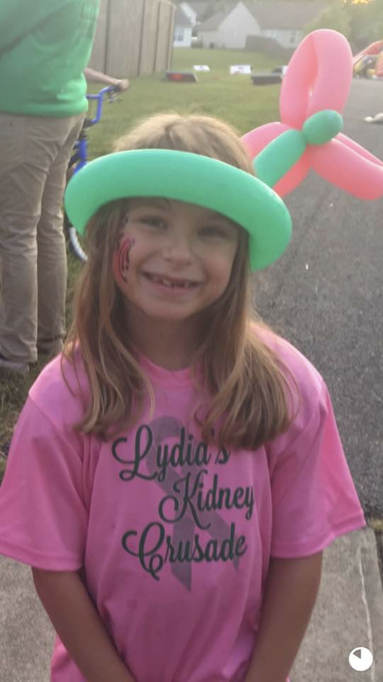 Lydia at a COTA for Team Lydia fundraiser