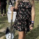 Lydia doing the IU Saxony Ground Breaking for the project to add on to facilitate children