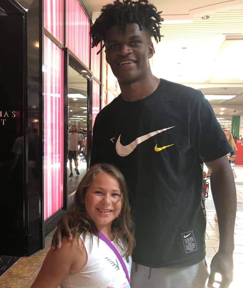 Lydia and Pacer Alize Johnson