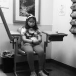 Lydia getting her routine labs