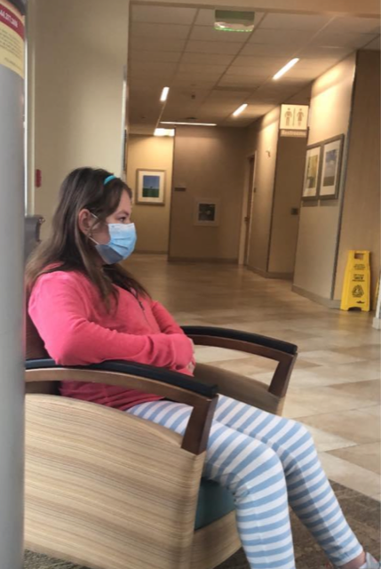 waiting- Lydia getting her routine labs